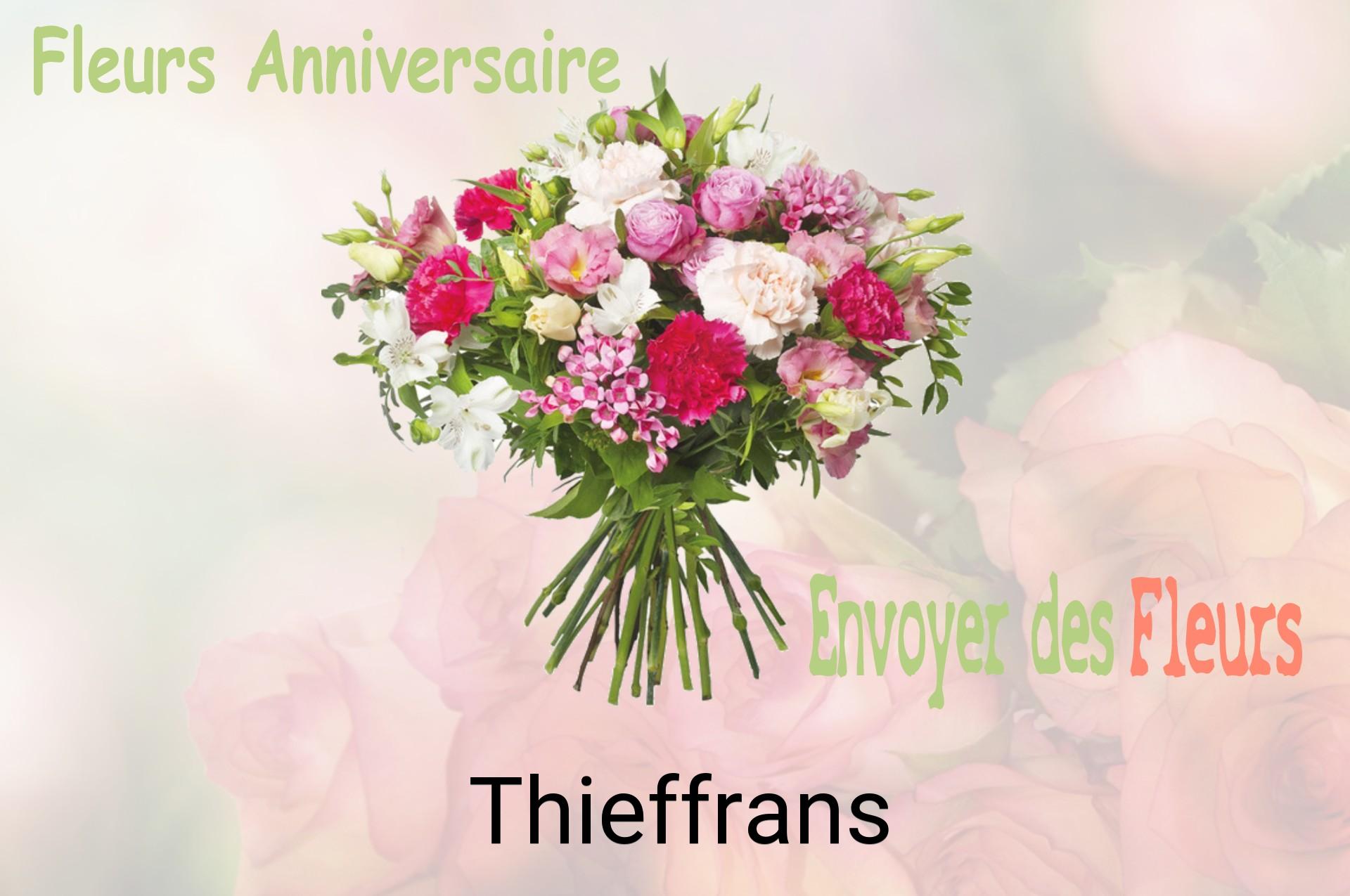 Bouquet de fleurs d’anniversaire livré à Thieffrans