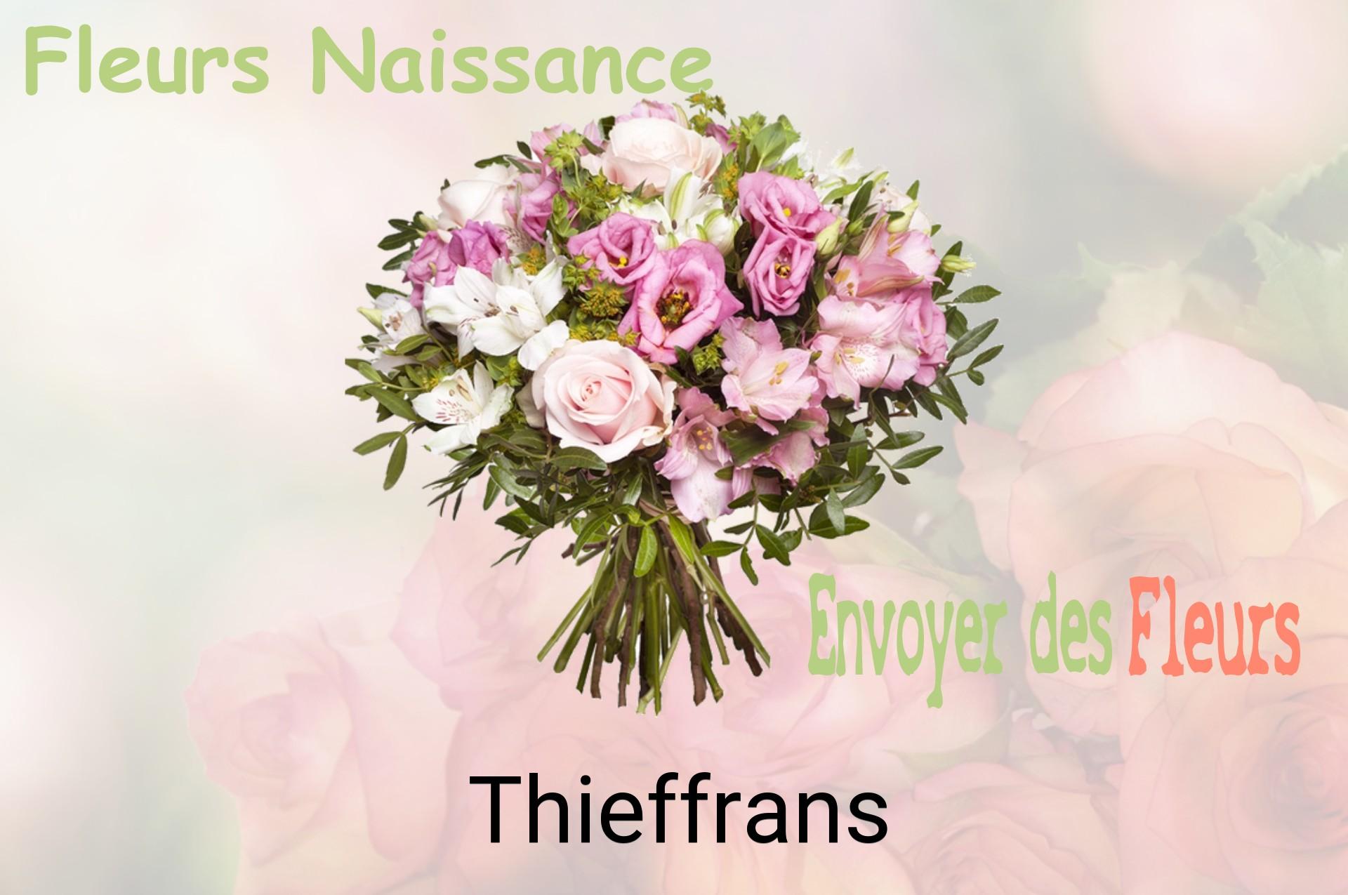 Bouquet de fleurs de naissance livré à Thieffrans